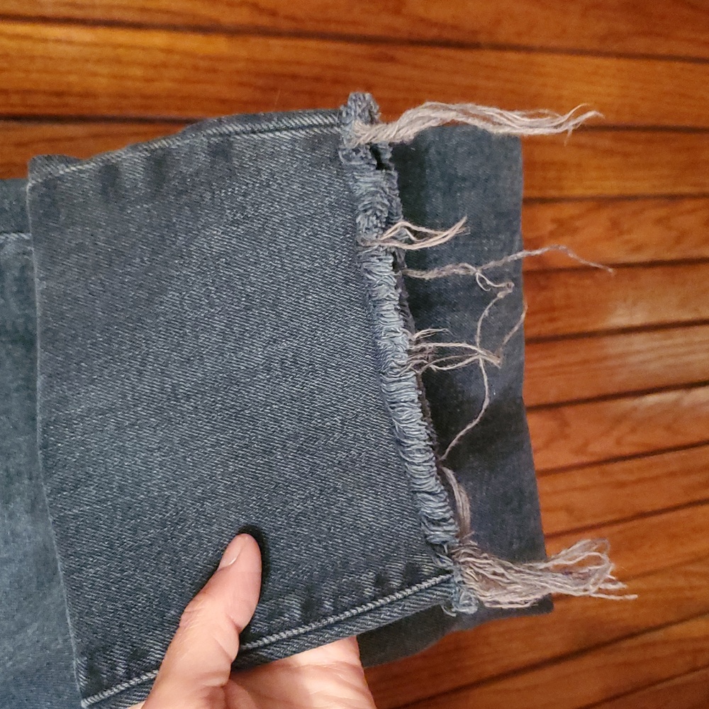 โค๏ธ 3 For $18 OLD NAVY Distressed Bluish Black Women Jeans Size 10 - Picture 5 of 11